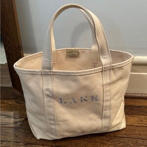 LL Bean Boat Tote Lake Pajamas Logo
